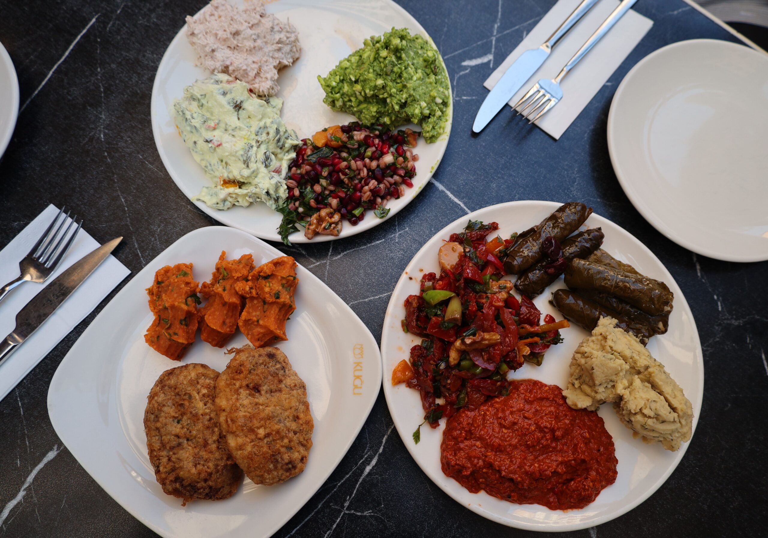 vegan restaurants istanbul meze spread